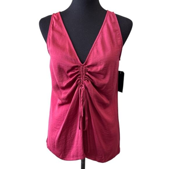 New MELROSE AND MARKET Women's Cinched Front Top Size S - Picture 1 of 5